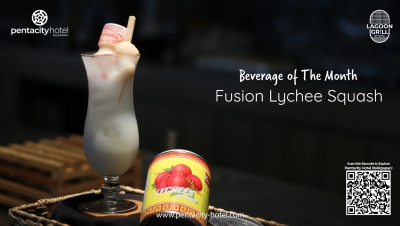 Beverage Of The Month | Fusion Lychee Squash